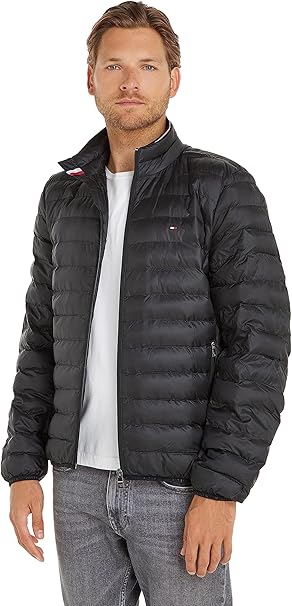 Tommy Hilfiger Giacca Uomo Packable Recycled Jacket Giacca da Mezza Stagione